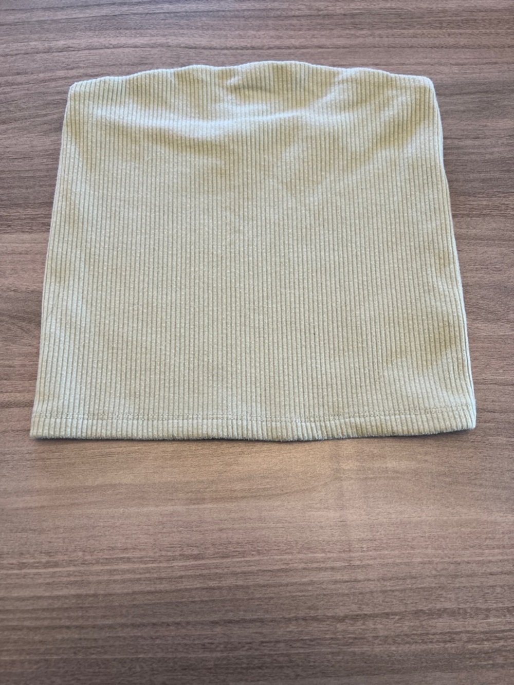American Eagle Outfitters Ribbed Tube Top in Sage Green